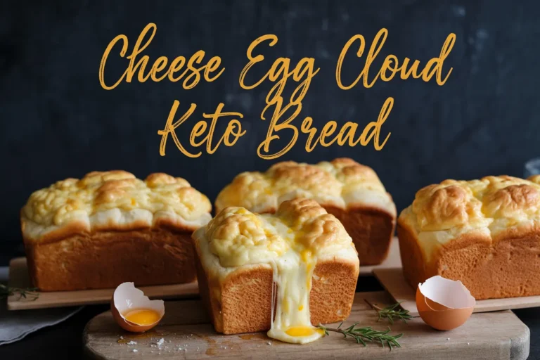Cheese Egg Cloud Keto Bread (Fluffy, Cheesy & Shockingly Bread-Like)