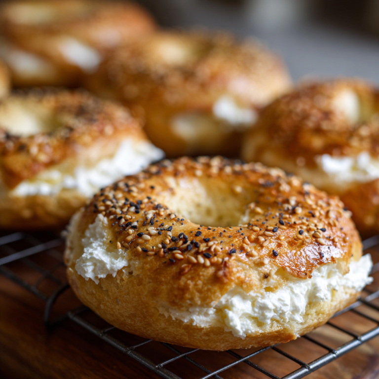 Greek Yogurt Bagels