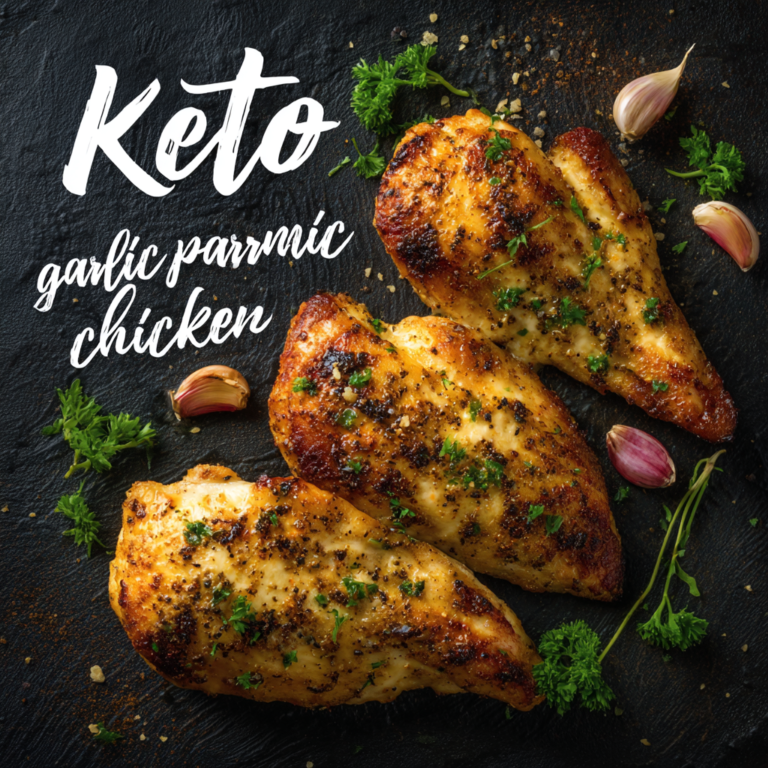 Keto garlic parmesan chicken