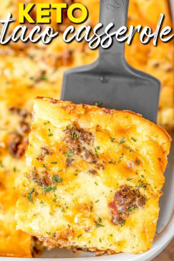 keto burger casserole
