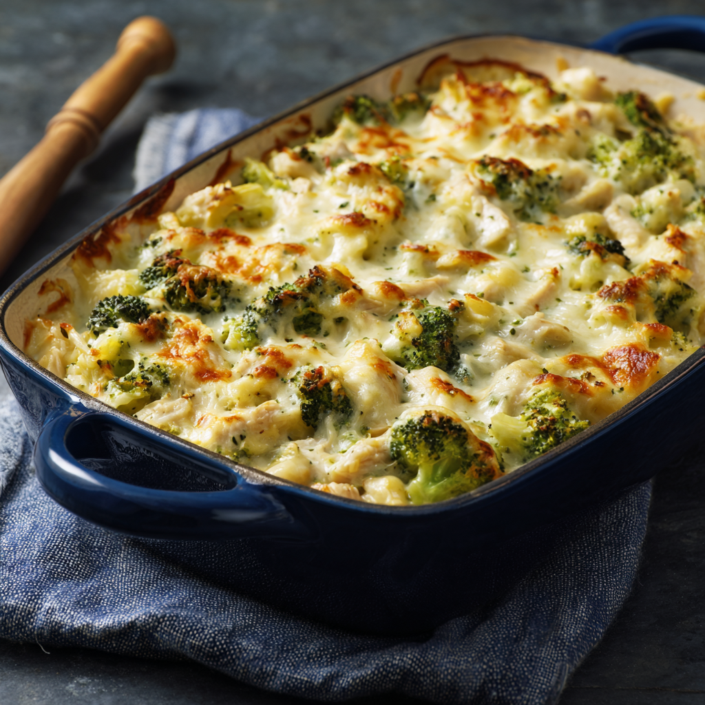  keto chicken alfredo casserole