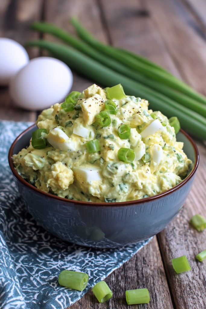 Avocado Spinach Egg Salad