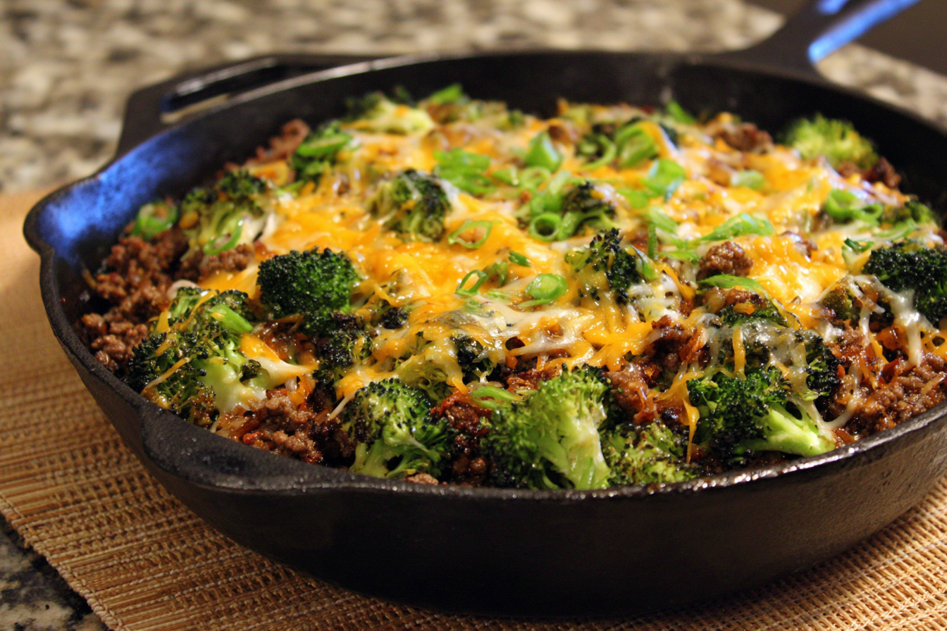 Hamburger Broccoli Skillet