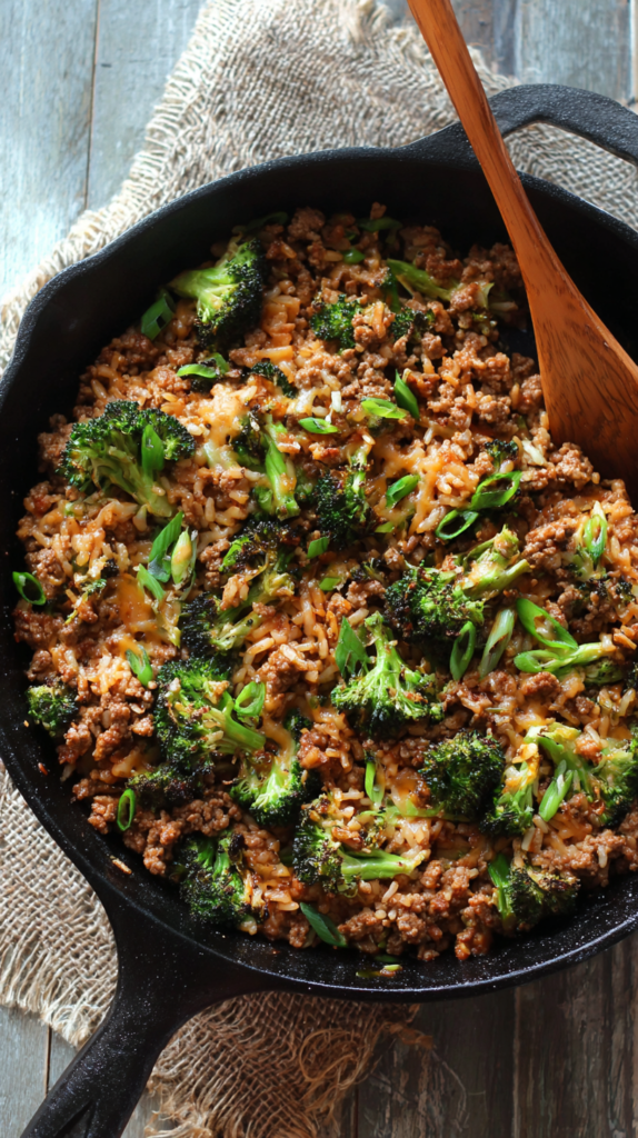 healthy hamburger recipes with broccoli