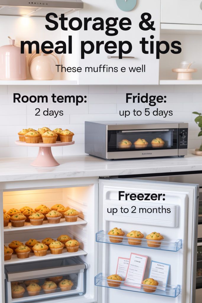 how to store blueberry muffins