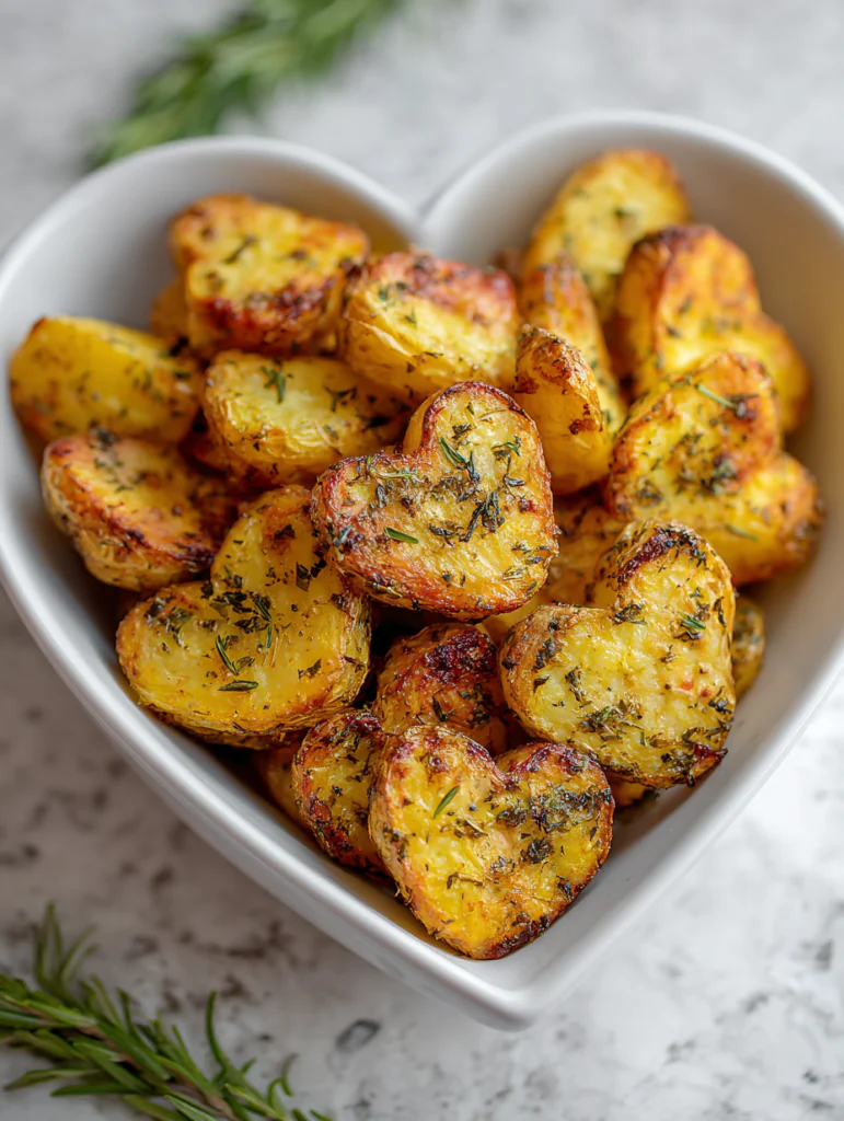 Heart-shaped Potatoes 