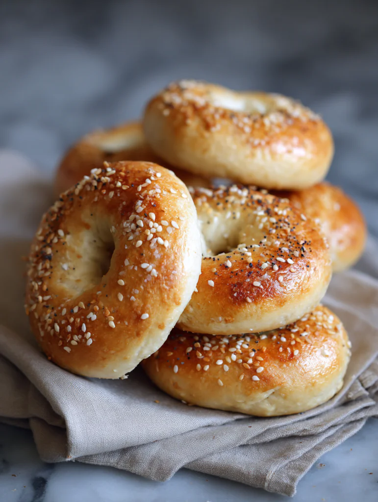Greek Yogurt Bagels recipe step by step