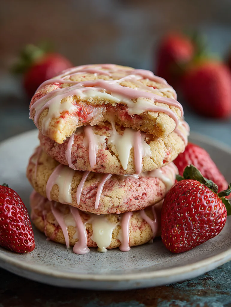 How to Make Strawberry Cheesecake Cookies