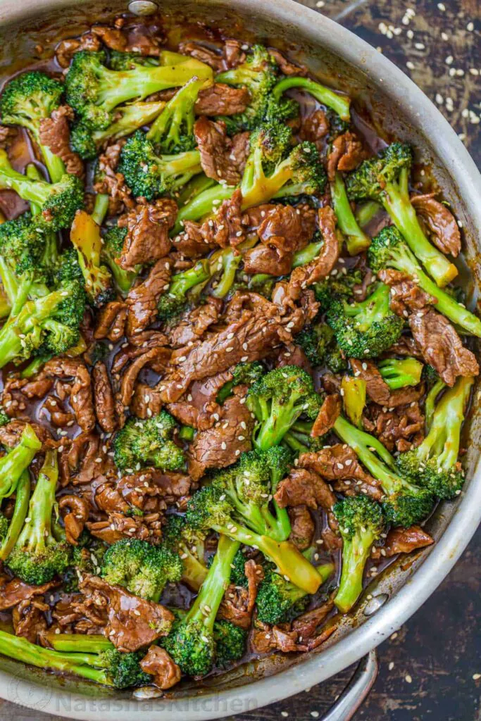 fast beef and broccoli dinner