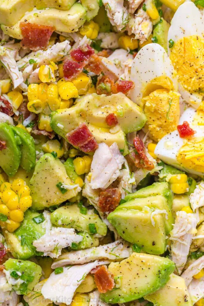 chicken avocado salad keto
