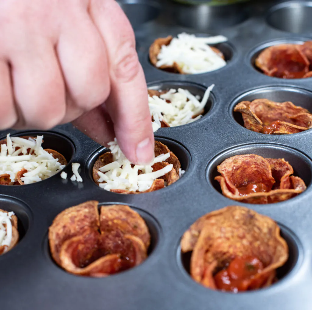 keto snacks with pepperoni