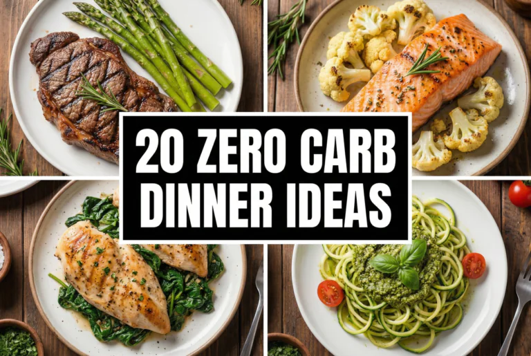 20 zero carb dinner recipes