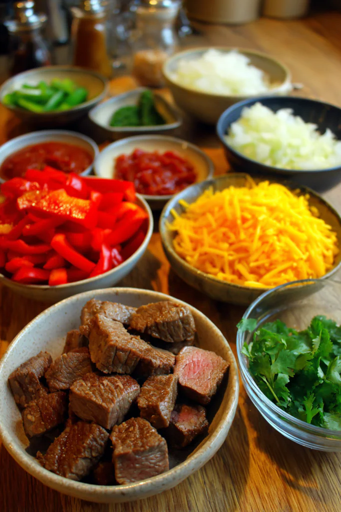 How to make protein based steak dinner